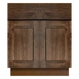 Dark Hickory Bathroom Vanities