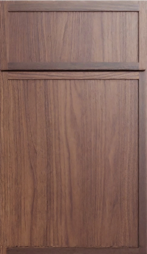 Slim Walnut Shaker Kitchen Cabinets