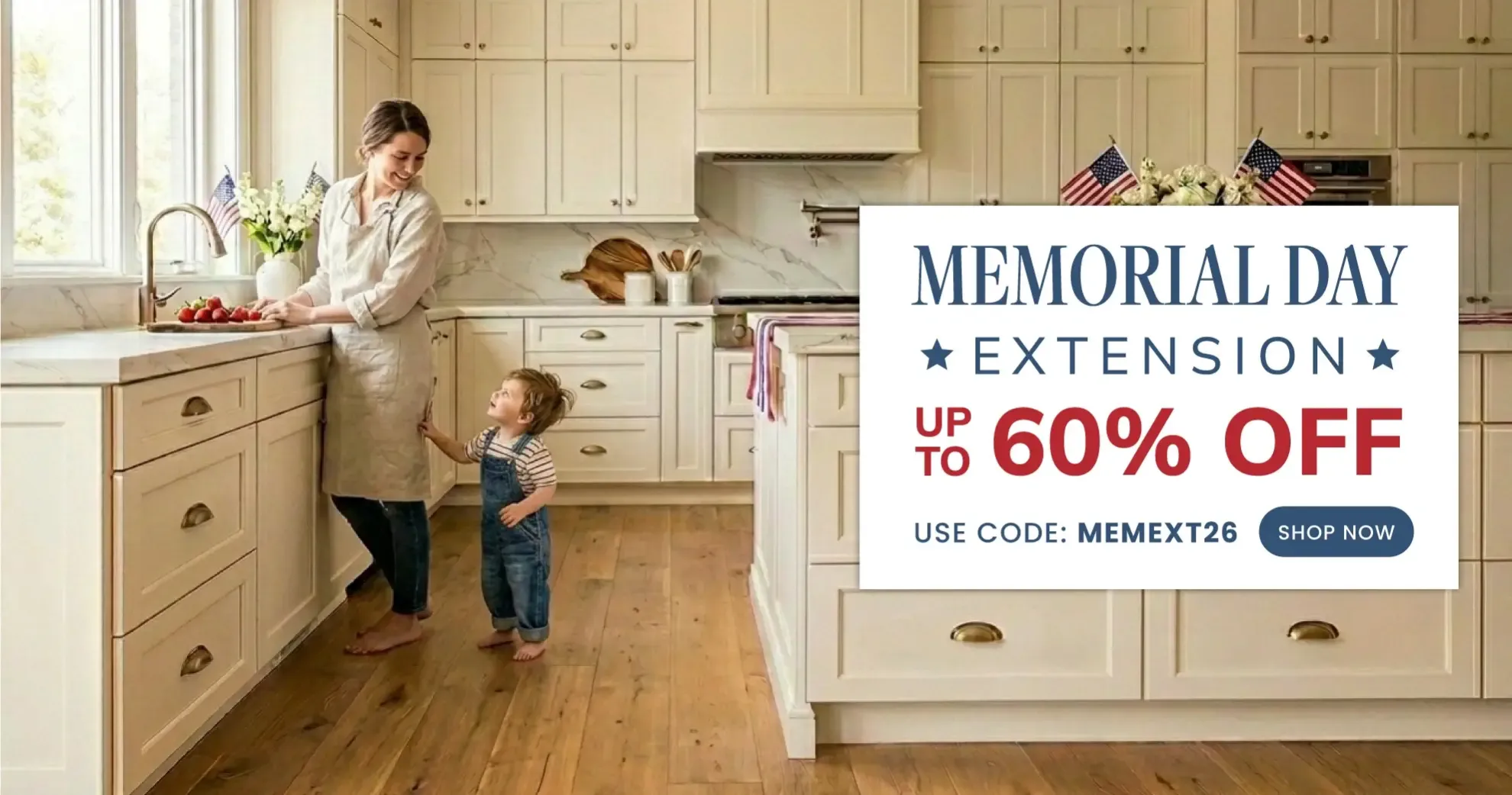 Memorial Day Makeover Event Extended: Save Up to 60% with code MEMEXT26