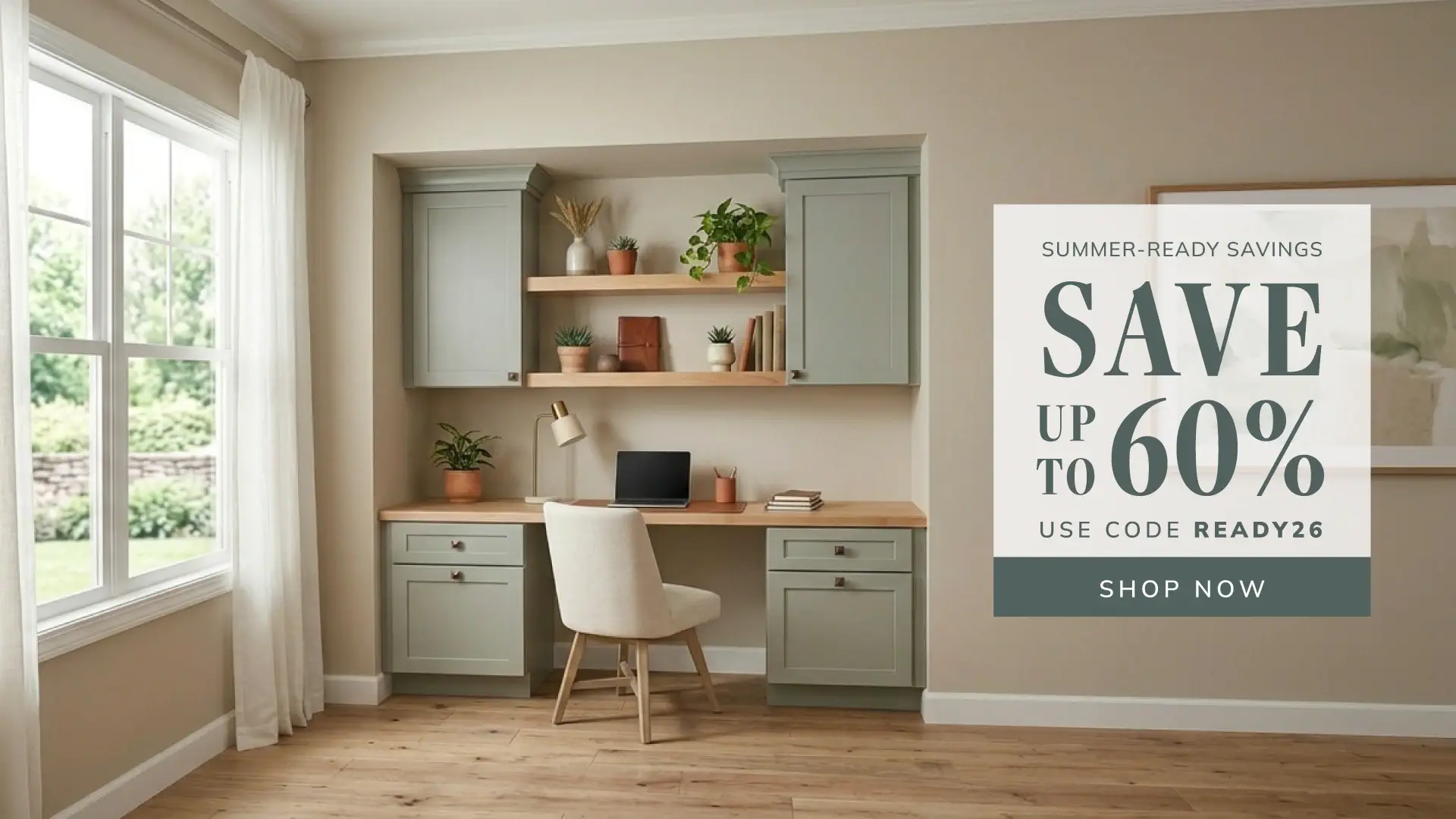 Summer-Ready Savings - Save up to 60% using code READY26: Shop Now