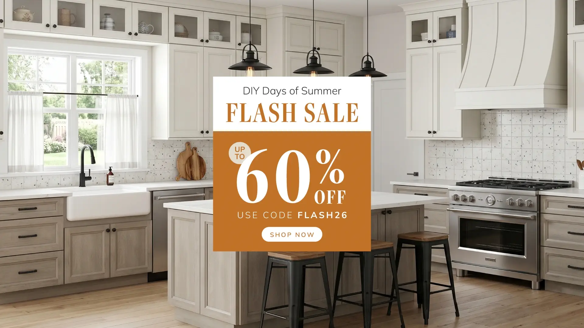 DIY Days of Summer Flash Sale - Up to 60% Off using code FLASH26 - Shop Now