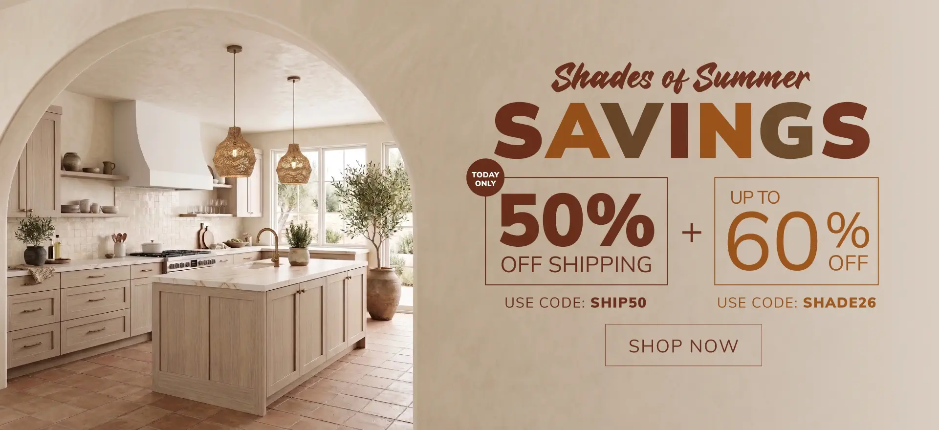 Shades of Summer Savings - up to 60% off - Use Code SHADE26