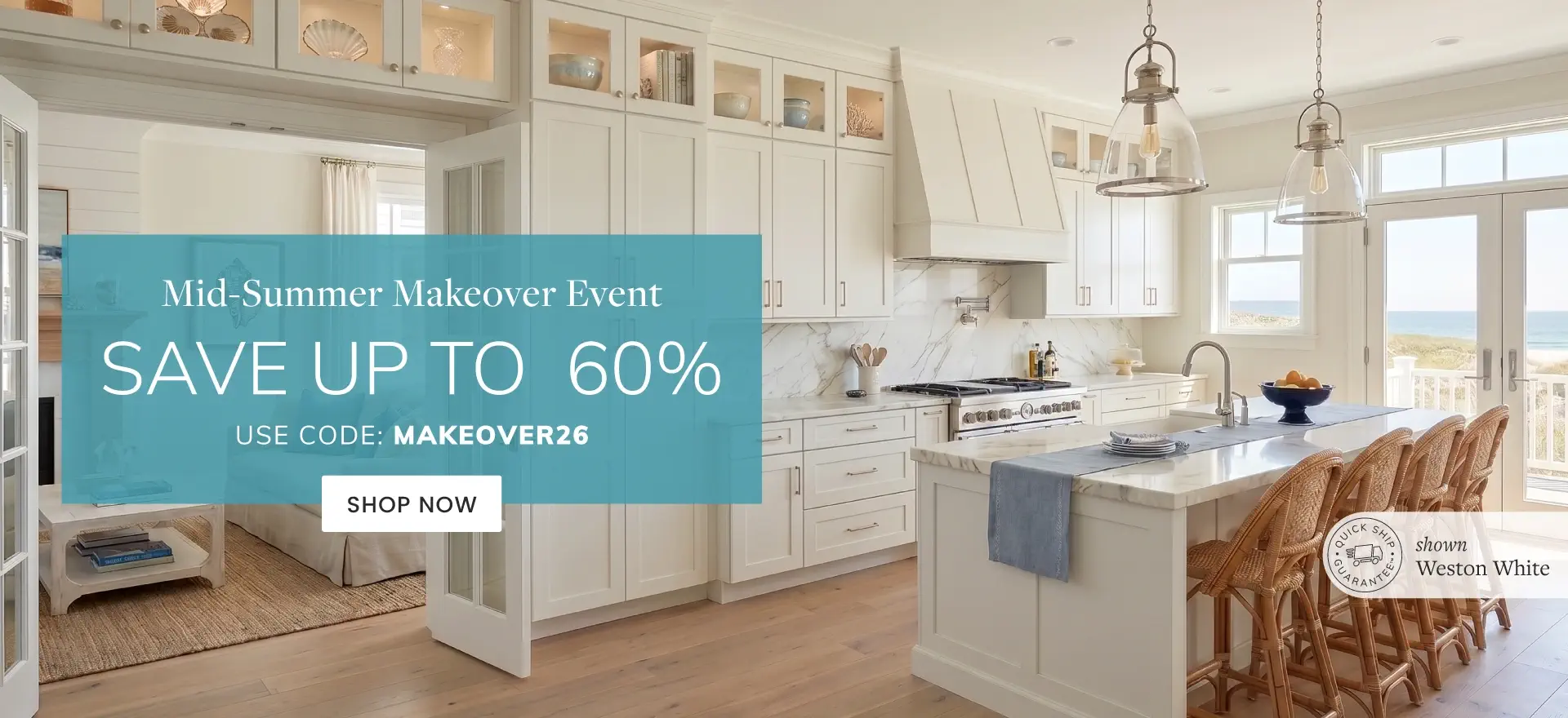 Mid-Summer Makeover Event - Save up to 60% - Use Code MAKEOVER26 - Shop Now