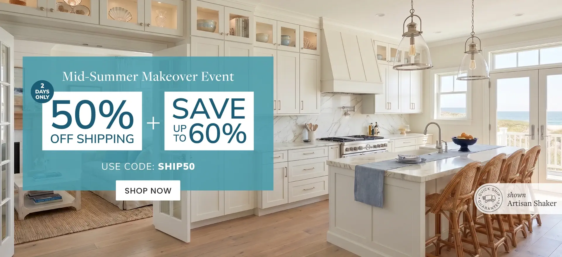 Mid-Summer Makeover Event - Save up to 60% - Use Code MAKEOVER26 - Shop Now