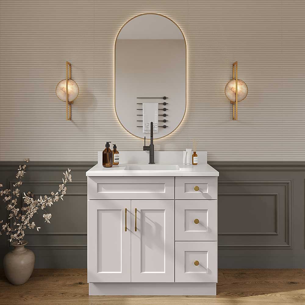 Gunnison Shaker Bathroom Vanities Kitchen Cabinet Door
