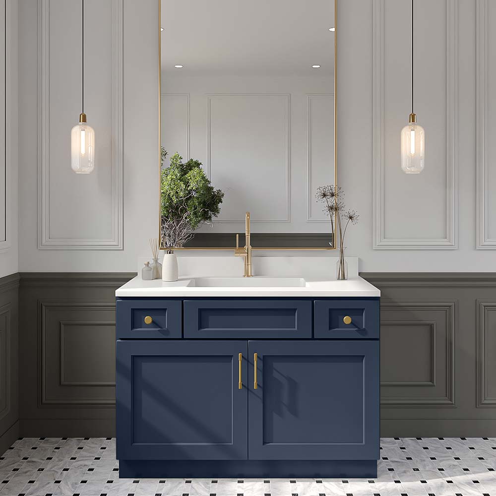 Florence Midnight Blue Bathroom Vanities