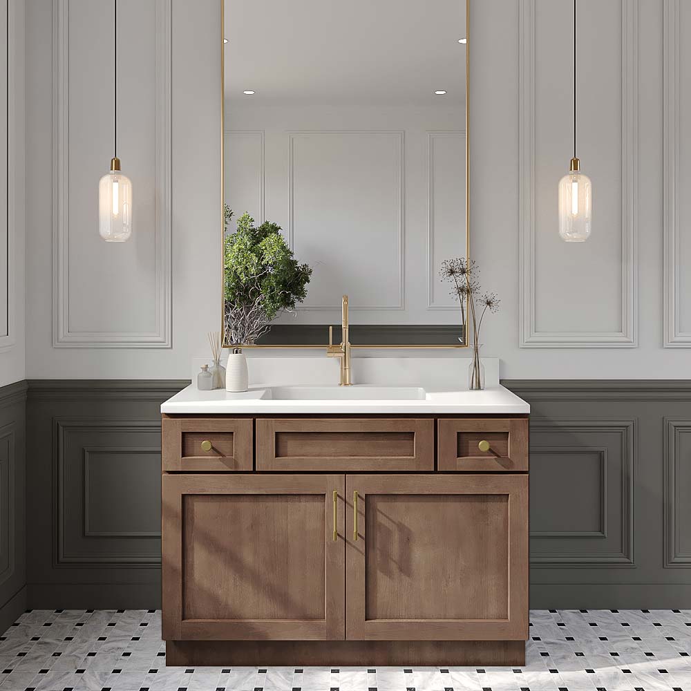 Grizzly Shaker Bathroom Vanities