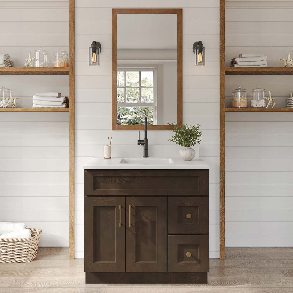 Florence Slate Shaker Bathroom Vanities Kitchen Cabinet Door