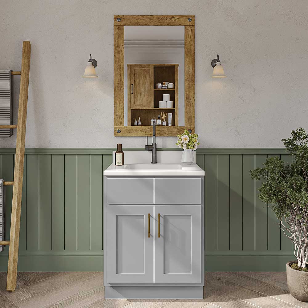 Primary Grey Bathroom Vanities Kitchen Cabinet Door