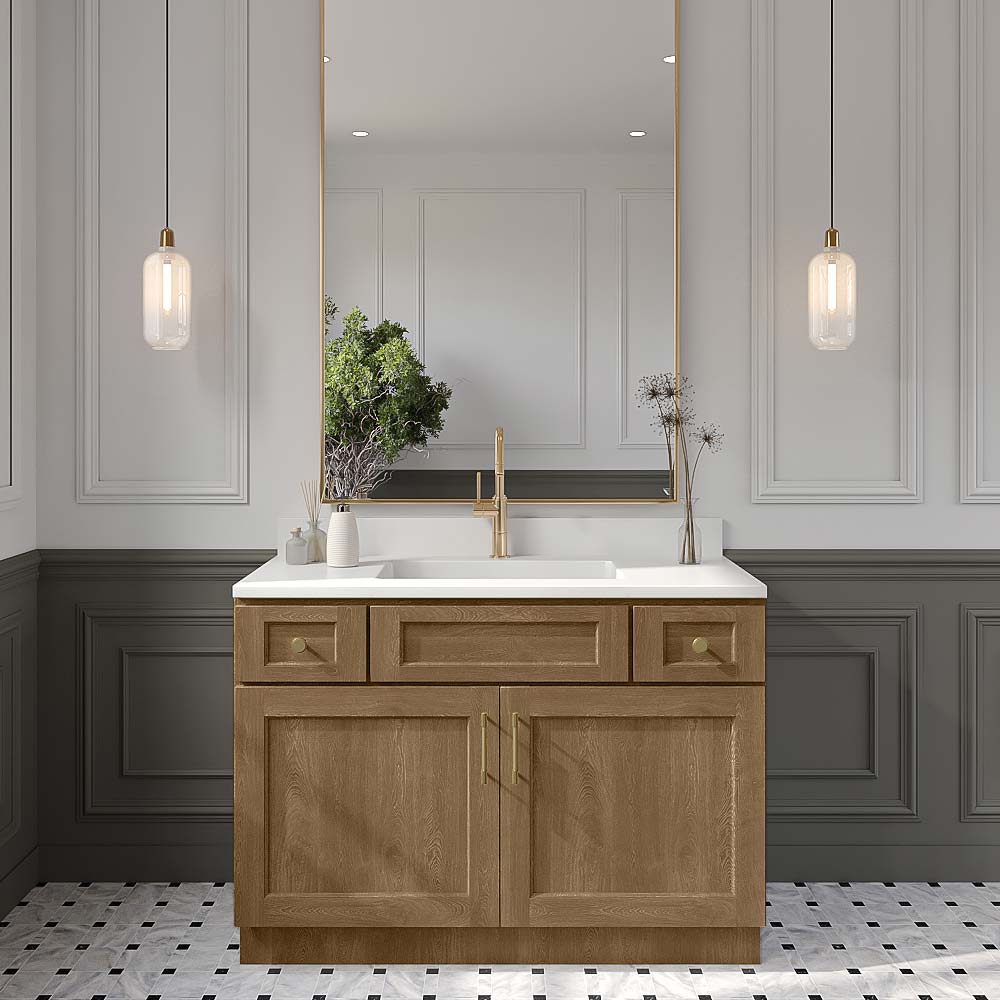 Florence Honey Bathroom Vanities