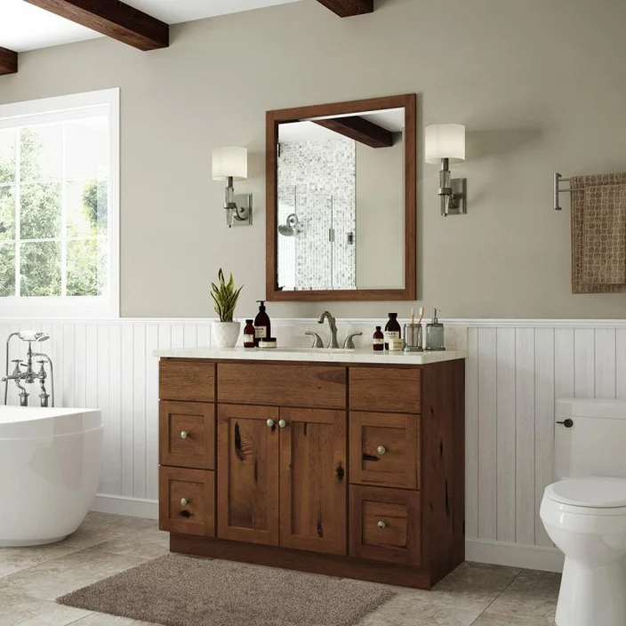 Rustic Shaker Bathroom Vanities Kitchen Cabinet Door