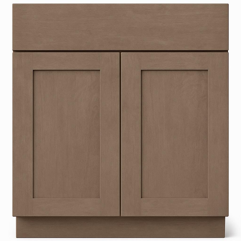 Truffle Slab Bathroom Vanities