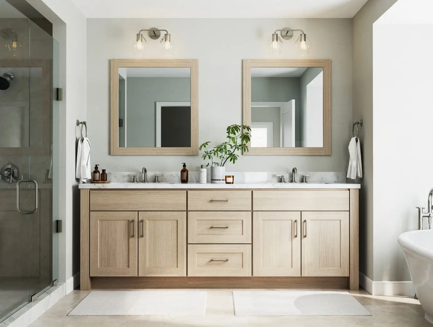 Driftwood Slab Kitchen Cabinet Door