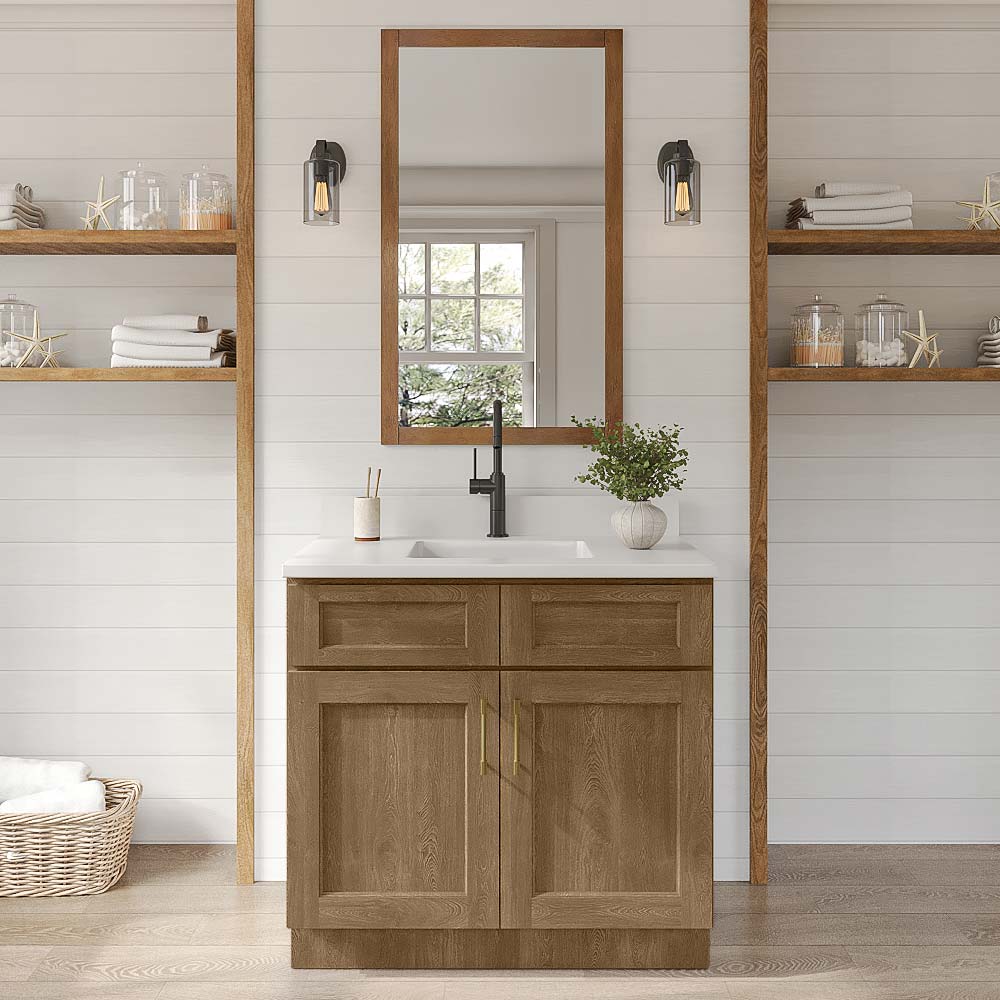 Florence Honey Shaker Double Door Vanity - 36" W