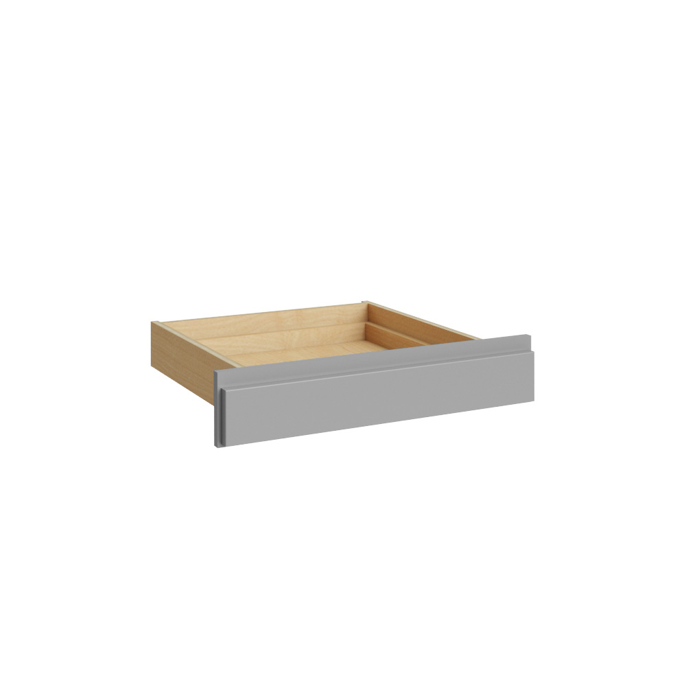 Florence Grey Shaker Vanity Drawer - 24"W x 4-3/4"H