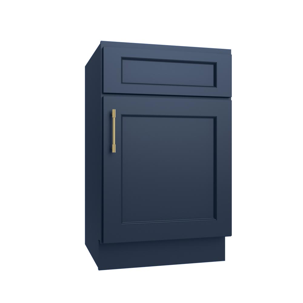 Florence Midnight Blue Single Door Base Vanity - 21" W