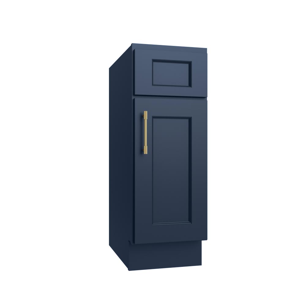 Florence Midnight Blue Single Door Base Vanity - 12" W