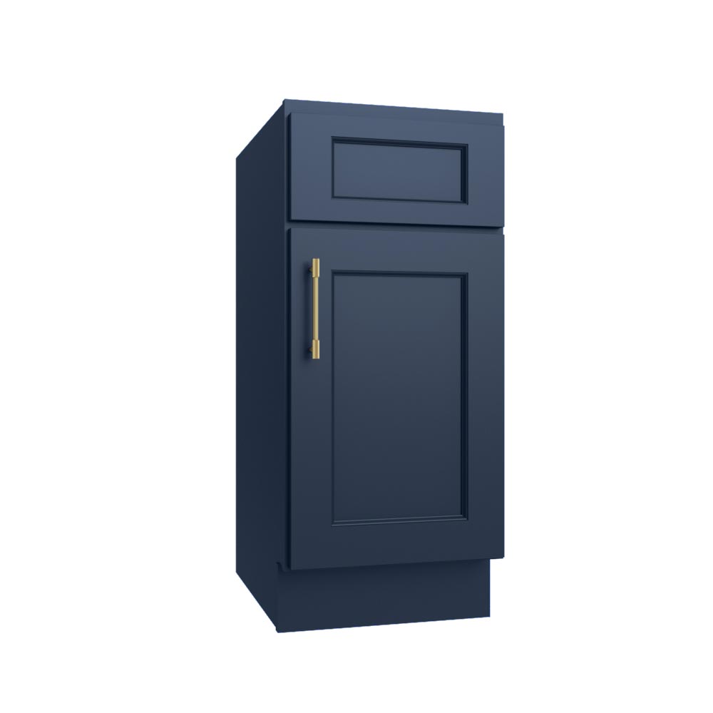 Florence Midnight Blue Single Door Base Vanity - 15" W