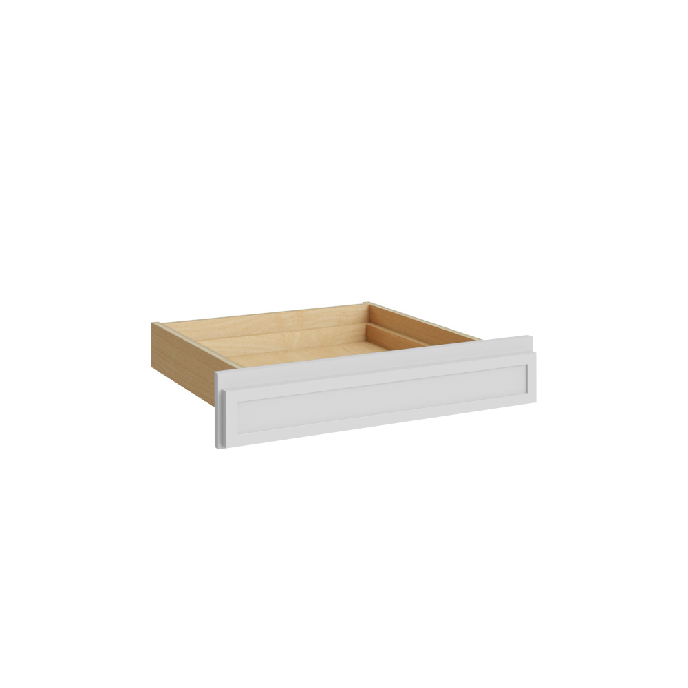 Slim White Shaker Vanity Drawer - 24" W