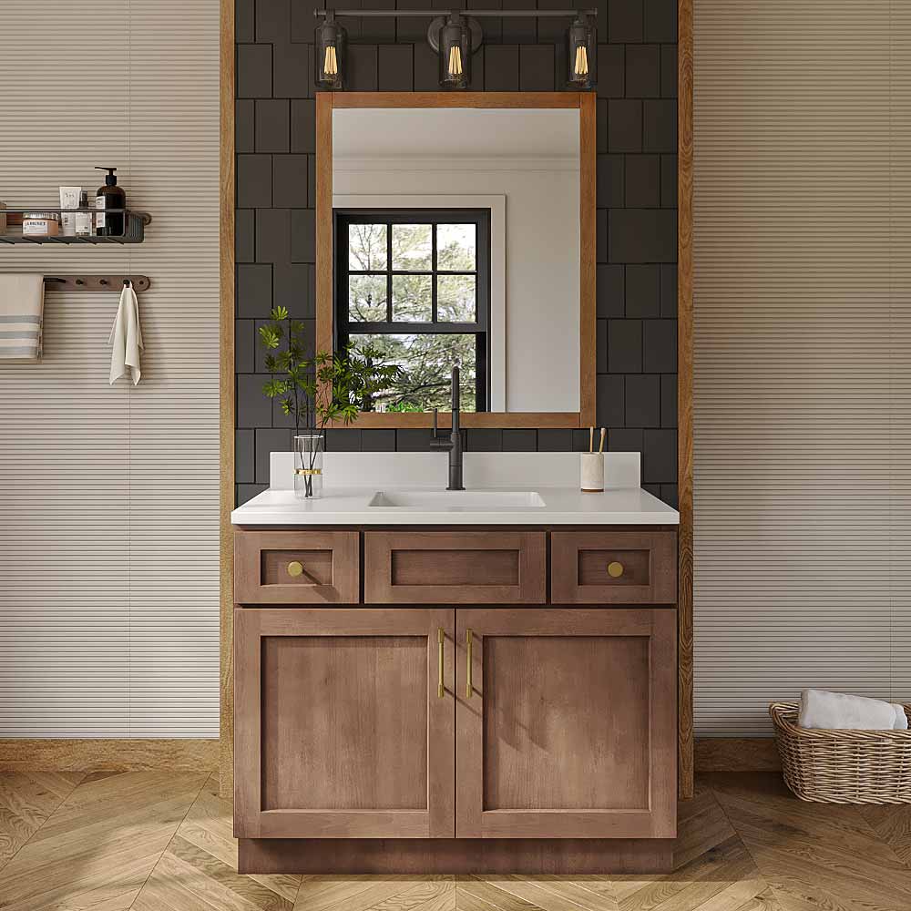 Grizzly Shaker Vanity Sink Base - 42" W