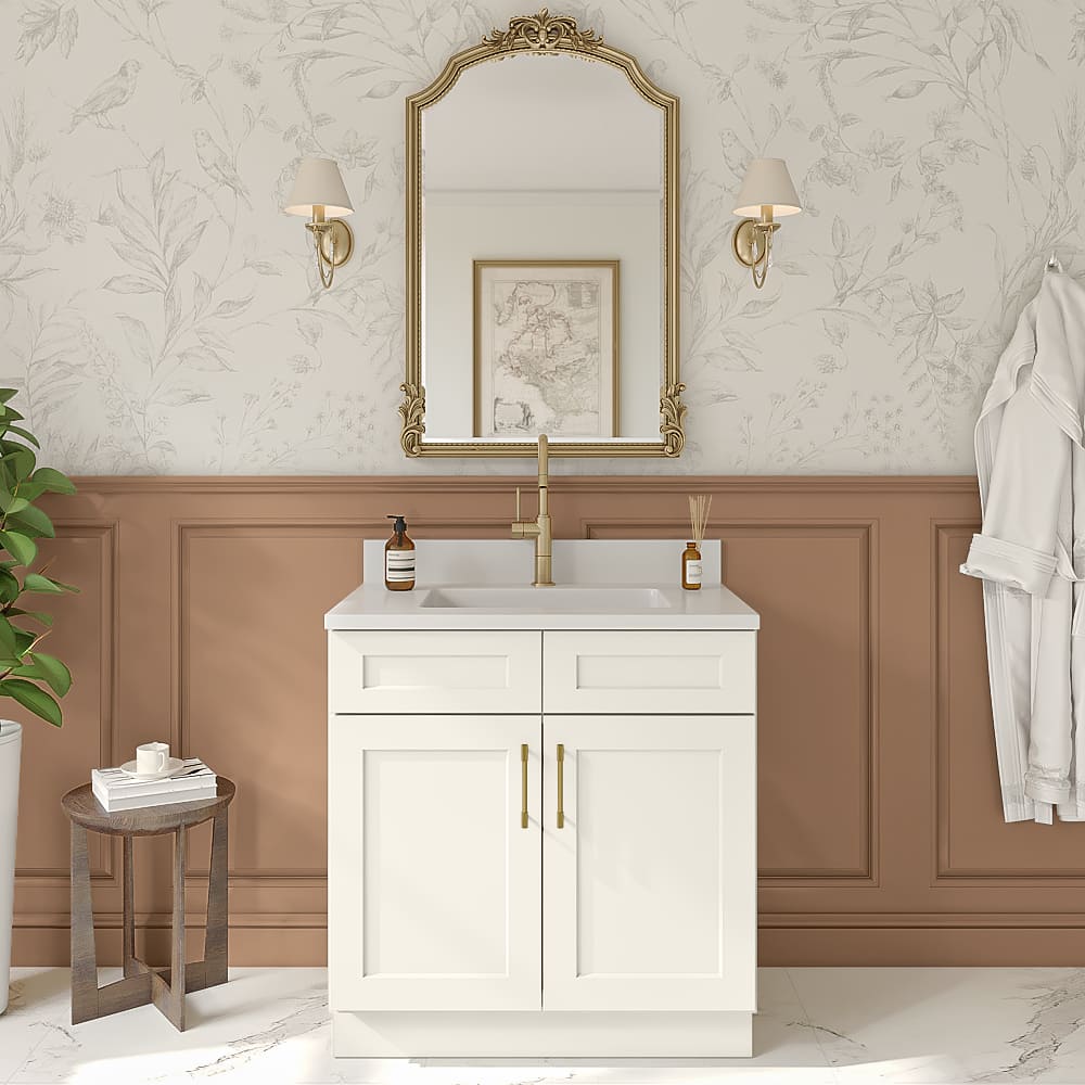 Artisan Shaker Vanity Sink Base Cabinet - 33"W X 21"D X 34-1/2"H