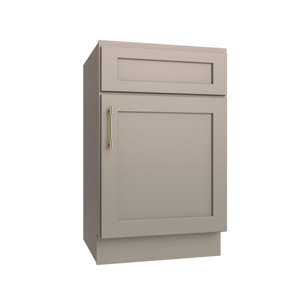 Weston Sand Shaker Single Door Base Vanity Cabinet - 21"W x 34-1/2"H