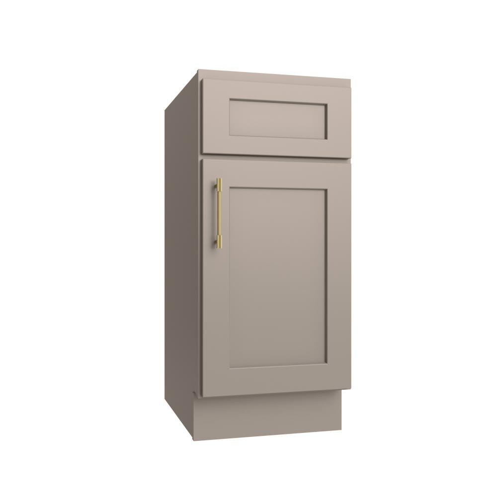 Weston Sand Shaker Single Door Base Vanity Cabinet - 15"W x 34-1/2"H