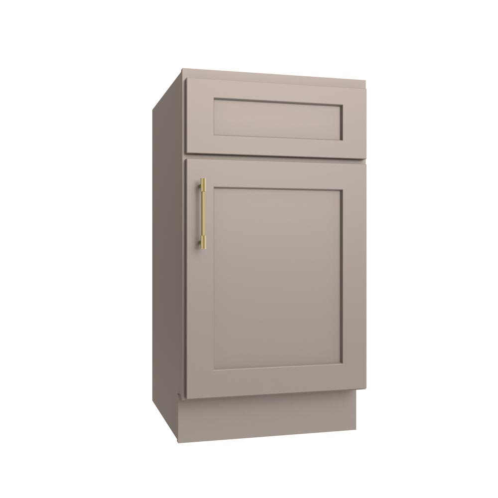 Weston Sand Shaker Single Door Base Vanity Cabinet - 18"W x 34-1/2"H