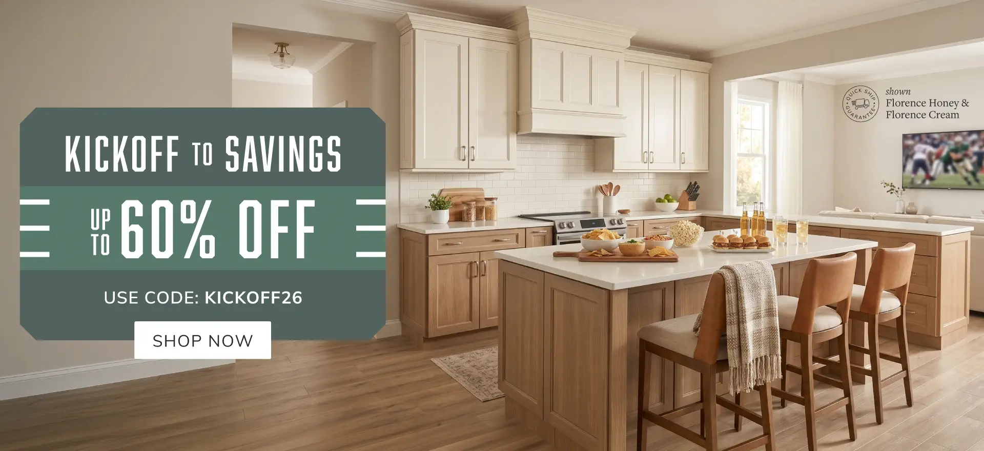Kickoff to Savings - Up to 60% Off - Use Code: KICKOFF26