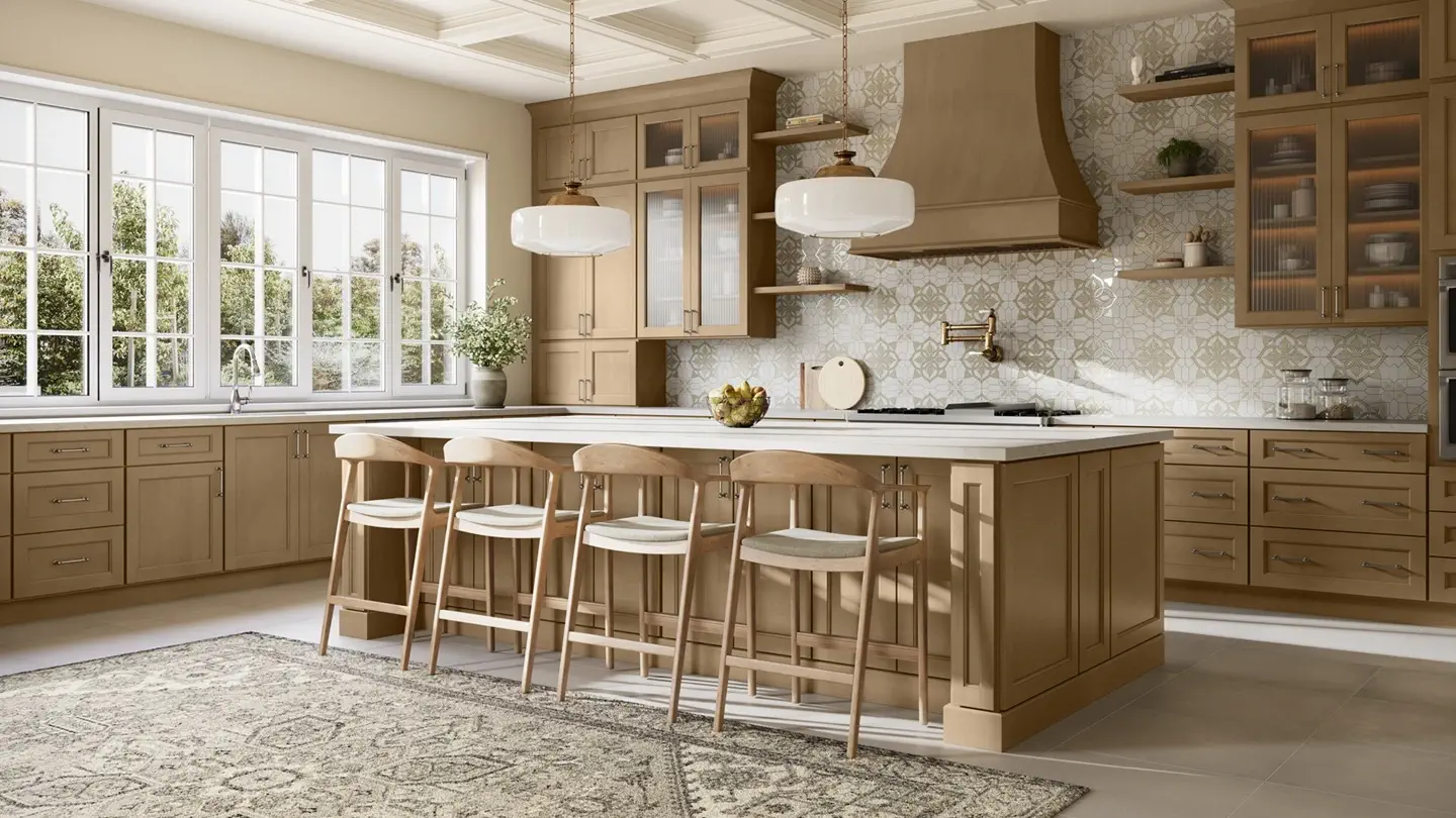 Harbor Cinnamon Wall Pantry - 24