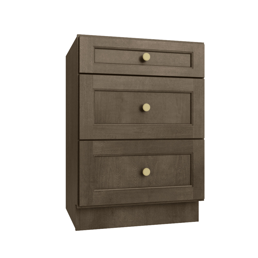 Harbor Green Vanity Drawer Base Cabinet - 24"W