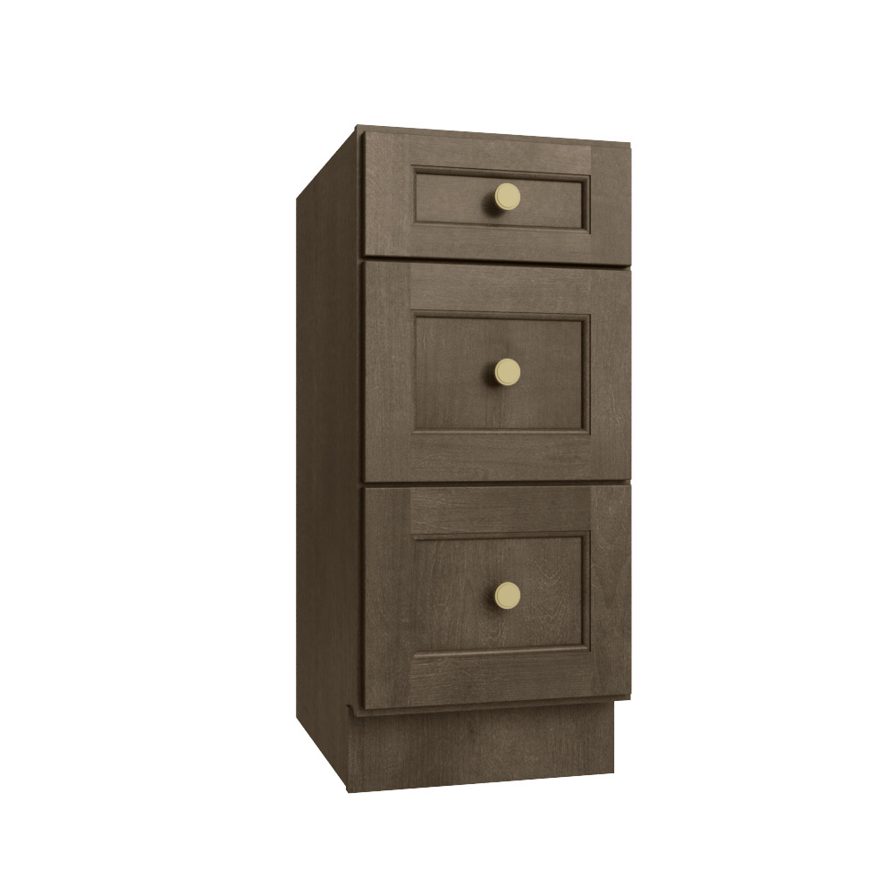 Harbor Cinnamon Vanity Drawer Base - 15"W X 21"D X 34-1/2"H