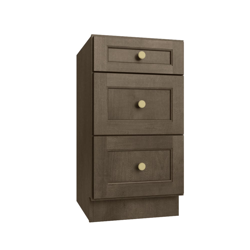 Harbor Cinnamon Vanity Drawer Base Cabinet - 18"W