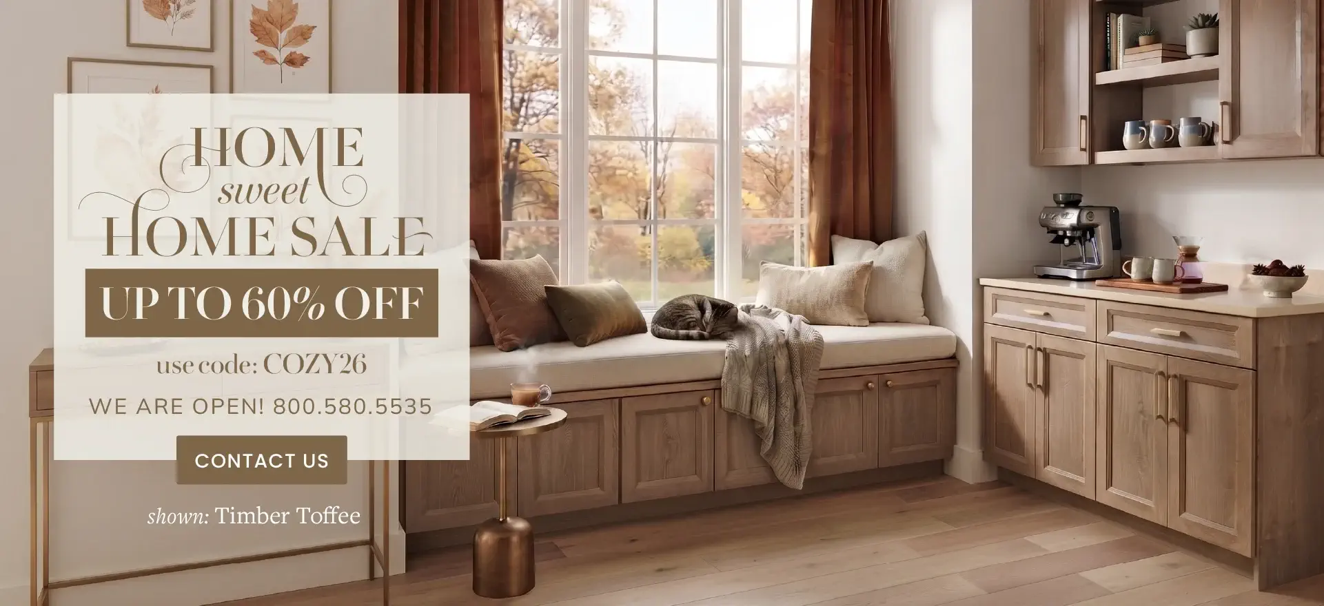 Home Sweet Home Sale - Save Up to 60% - Use Code COZY26