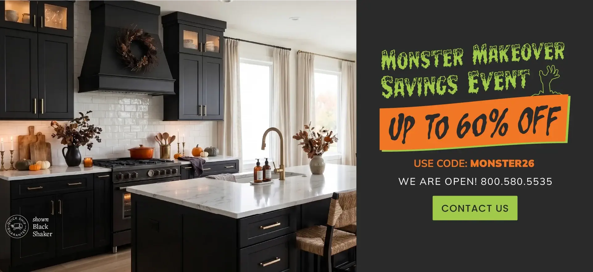 Monster Makeover Savings - Up to 60% off - Use Code MONSTER26